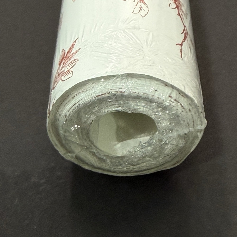 York Wallpaper 1 Roll GR5925 Seasons Toile Red White Vintage Motif Wallcoverings - Picture 9 of 9